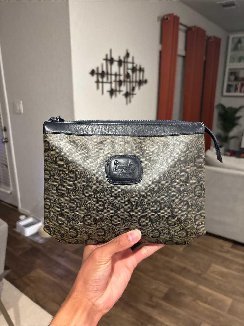 Celine Vintage Macadam Clutch
